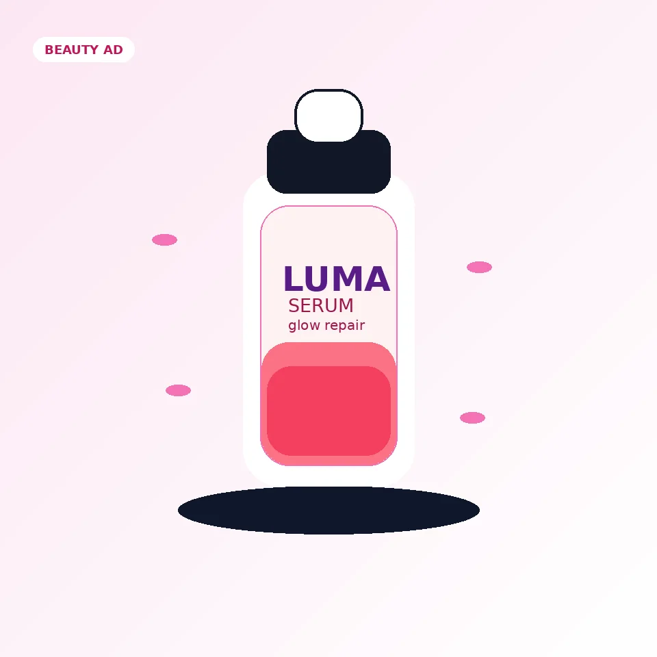 Product photo: Skincare Serum Premium Ad